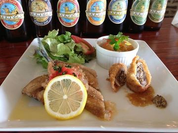 南紀白浜　サービスランチ　ナギサビール