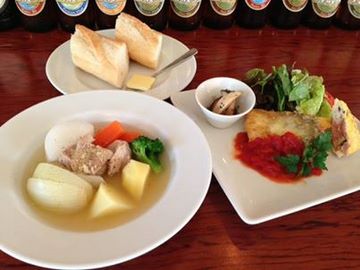 サービスランチ　南紀白浜　ナギサビール