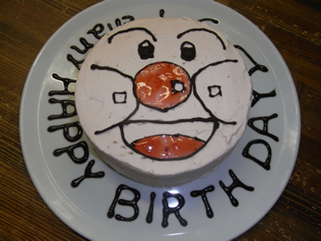 アンパンマン　誕生日　バースデイケーキ